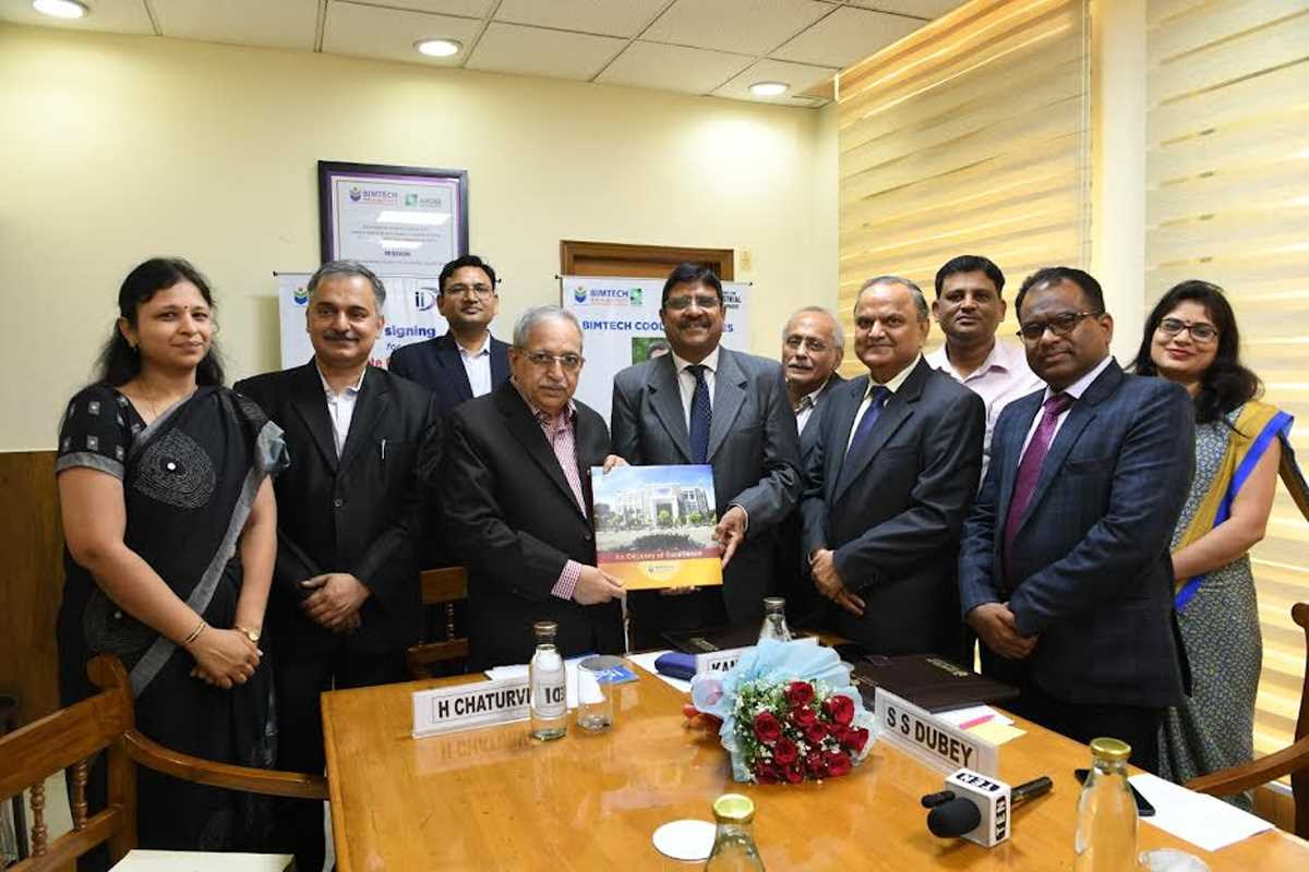 बिमटेक और आईआईडी के बीच उद्यमिता एवं स्टार्टअप्स को बढ़ावा देने हुआ समझौता